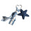 Creative DIY Denims Starfish Keychain for Handmade Accessory-B 1
