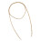 Comfortable Lightweight Beaded Necklace Stackable-Champagne 1
