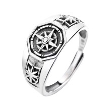 Party Jewelry Adjustable Rings Retro Star Design Unisex Gift
