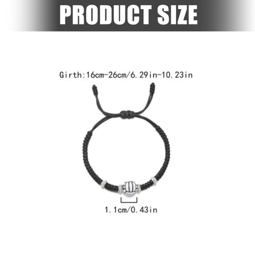 High Quality Adjustable Woven Bracelet Suitable for-volleyball 2