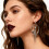 Easy to Maintain Gothic Rivet Earrings Bidirectional Designs 6