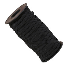 Black Ear Hanging Elastic Band Soft Comfortable Mask Accessory