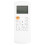 White Remote for Ductless Mini Split Ac with Swing Louver Function 1