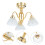 Lampe Suspendue Miniature Fleurs Pour Accessoires Diorama 6