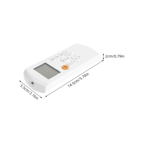 White Remote for Ductless Mini Split Ac with Swing Louver Function 1