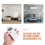White Remote for Ductless Mini Split Ac with Swing Louver Function 5