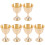 3 Pieces Copper Cups For Drinking Pure Decorative Sacrifice Tabletop 1