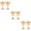 3 Pieces Copper Cups For Drinking Pure Decorative Sacrifice Tabletop 8