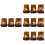 12Pcs Bamboo Teapot Lid Holders Decorative Tea Accessories Cute Design 5
