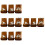 12Pcs Bamboo Teapot Lid Holders Decorative Tea Accessories Cute Design 6