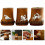 12Pcs Bamboo Teapot Lid Holders Decorative Tea Accessories Cute Design 9