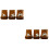 6Pcs Decorative Bamboo Teapot Lid Stands Cute Tea Accessories 5
