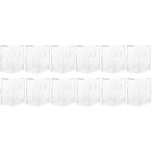 12Pcs Transparent Watch Storage Boxes Durable Packing Display Cases