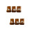 6Pcs Decorative Bamboo Teapot Lid Stands Cute Tea Accessories 6