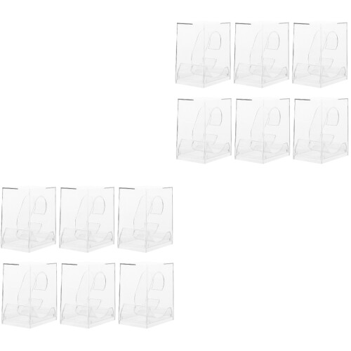 12Pcs Transparent Watch Storage Boxes Durable Packing Display Cases 2