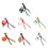 Stevige PU-sleutelhanger met de hand-Kerstboomversiering 3