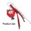 Stevige PU-sleutelhanger met de hand-Kerstboomversiering 4