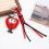 Stevige PU-sleutelhanger met de hand-Kerstboomversiering 5