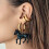 Modieuze paardendruppeloorbellen, overdreven look,-Wit 2