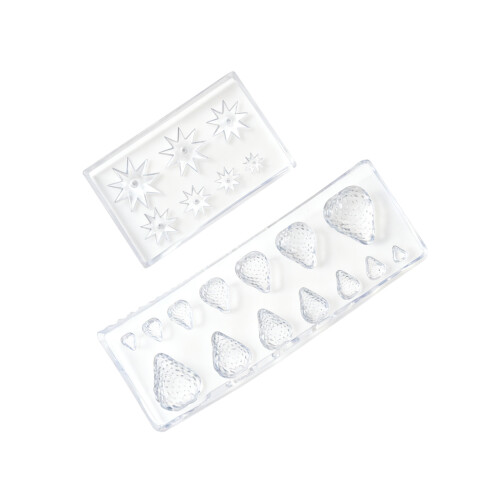 Versatile Silicone Mold For Making-Single sided strawbe