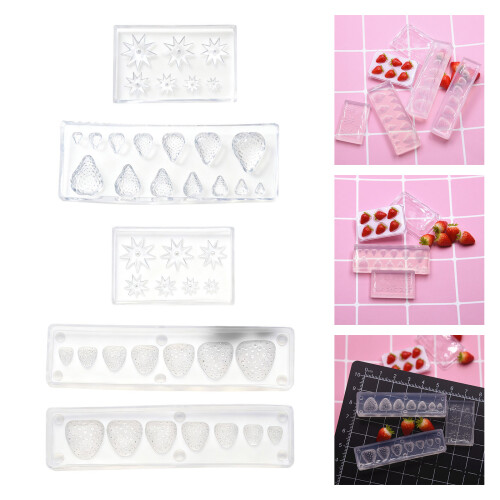 Versatile Silicone Mold For Making-Single sided strawbe 2