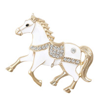 Stevig vakmanschap Paardenbroche Legering Sieraden met-Wit