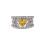 Practical Copper Heart Ring Sparkling Rings Hollow Craft-6 1