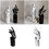 Sturdy Hand Form Accessory for Jewelry Storage Exhibition-Black 3