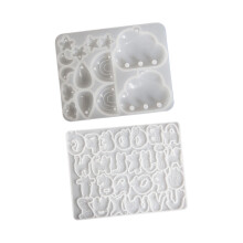 Resin Silicone Mold Letter and Star Pendant Suitable for