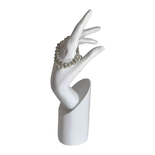 Jewelry Display Hand Model with Realistic Detailing-White