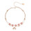 Bracelet de cheville en forme de fleur minimaliste, accents 1
