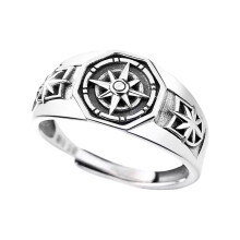 Hip Hop Style Adjustable Rings Anime Inspired Retro Design Party