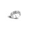 Fashion Statement Playing Card Ring Open Square Retro Hip-A01 1