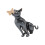 Hond- en vlinderbroche Legering Emaille coating 1