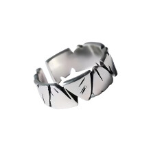 Antique Silver Adjustable Couple Rings for Everyday Fashion and