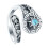 Adjustable Vintage Ring For Women Compasses Inspired Turquoise 1