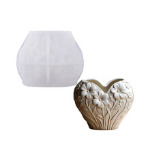 Ornamental Silicone Mold Featuring Flower Patterns Great for