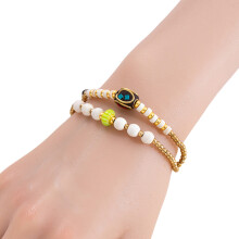 Bracelet réglable de style tibétain-ne jamais se séparer