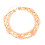 Layer-Kette mit geometrischen Harzperlen,-Rosa 1