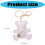Modern Animal Keychain Accessory With Golden Chain-Black 4