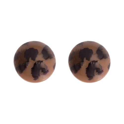 Acryl-Ohrstecker mit Leopardenmuster, leichte Designs,-5