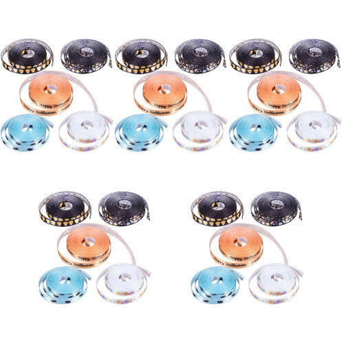 Polyester Decorative Halloween Ribbons for DIY Gift & Party Use