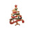 Festliche Schneemann-Anstecknadel,-Weihnachtsbaum 1
