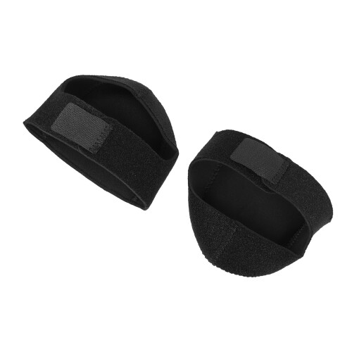 1Pair Soft Silicone Heel Pads Anti-Slip Black Heel Protective Covers