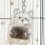 Pet Hair Collection Bottle Keychain Reusable Pet-pattern  2 5