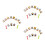 78St Mix Cake Picks Dog Cupcake Versiering Feest 3