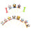78St Mix Cake Picks Dog Cupcake Versiering Feest 9