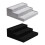Frosted Velvets Jewelry Presentation Tray 3 Step-Black 2