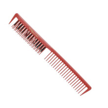 Hercules Sägemann C10 rot Toupierkamm mit Naturborsten 9"