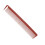Hercules Sägemann C 9 rot Haarschneidekamm 7 1/2" 1